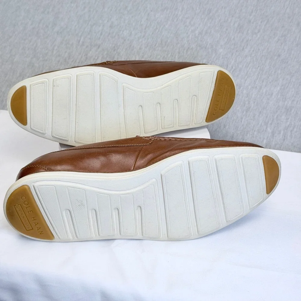 Cole Haan Mens OriginalGrand Venetian Loafers British Tan Leather C29697  10M